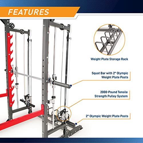 Marcy Pro Smith Total Body Home Gym System Grey