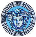 Artistry in Mosaics Glass Goddess Medallion Swimming Pool Mosaic Blue
