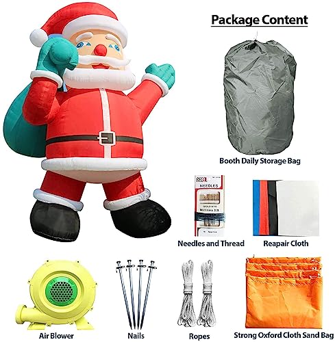 TKLoop Giant 26Ft Inflatable Santa Claus Red