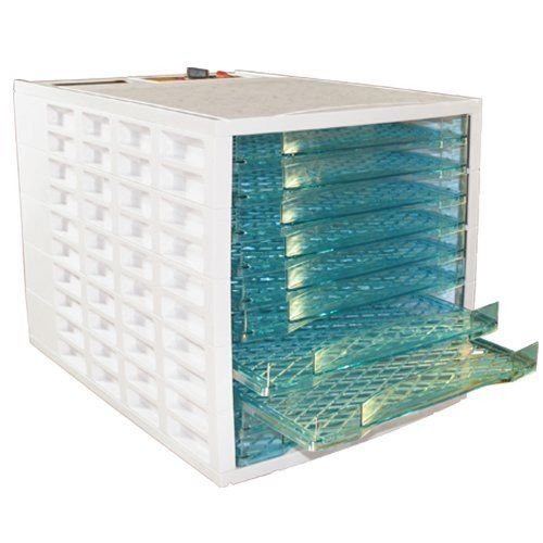 Rosotion Weston 75-0201-W VegiKiln 10-Tray Food Dehydrator White