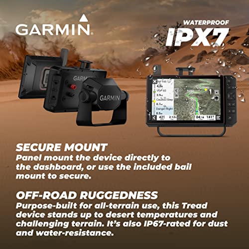 Wearable4U Garmin Tread XL Baja Race Edition Off-Road GPS Navigator with Earbuds Bundle