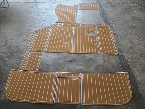 Generic Boat EVA Faux Teak Decking Floor Kit for 2012 Sea Ray 260 SD Cockpit