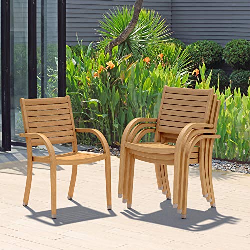 Brampton Patio Coventry 11-Piece Rectangular Extendable Dining Set Light Teak Finish