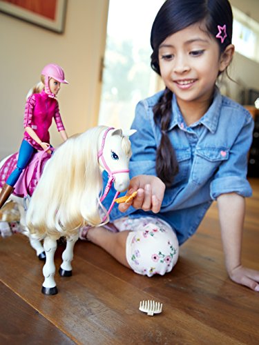 Barbie Dream Horse & Doll Blonde White