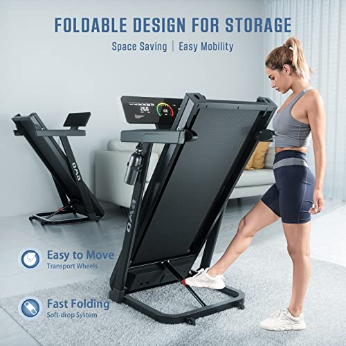OMA Folding Treadmill Black