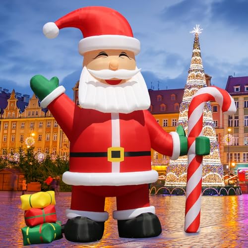 Inflatable 26FT Giant Inflatable Santa Claus Red