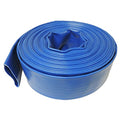 HydroMaxx 4" Dia. x 300 ft Heavy Duty Reinforced PVC Lay Flat Hose Blue