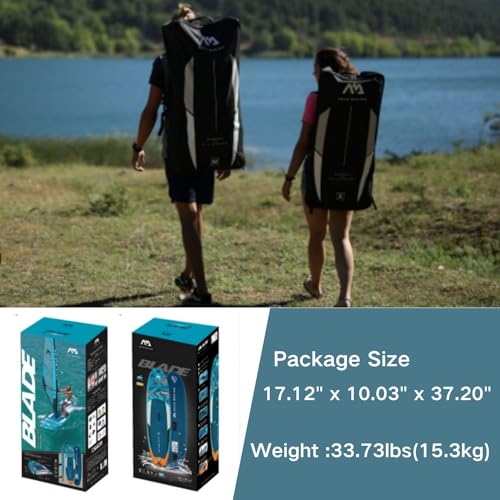 Windhike 10'6" Inflatable Paddle Board with Accessories Blue