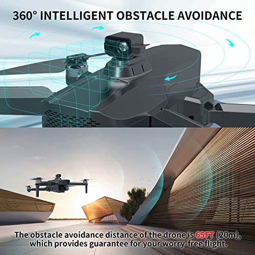 Tucok 011RTS 4K Camera Drone GPS Obstacle Avoidance Dark Black