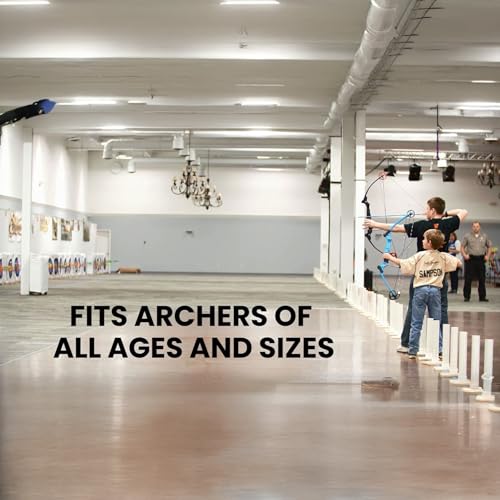 GENESIS Archery Compound Bow Kit Left-Handed Adjustable Draw Length 15"-30" & Weight 10-20 lbs Red