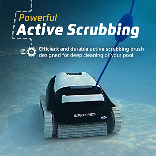 Dolphin Explorer E20 Robotic Pool Vacuum Cleaner Gray