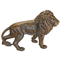 Design Toscano Guardian Lion Cast Bronze Garden Statue Two Tone Bronze & Verdigris
