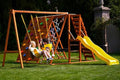 Avenlur Sycamore Ultimate Climbing Set with Swings & Trapeze Bar Colorful