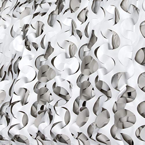 CamoSystems Premium Series Ultra-Lite Camouflage Netting Bulk Roll 7'10" x 85Yd Snow - White/Light Gray