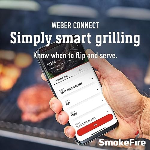 Weber SmokeFire EX4 Wood Fired Pellet Grill 2nd Generation Black