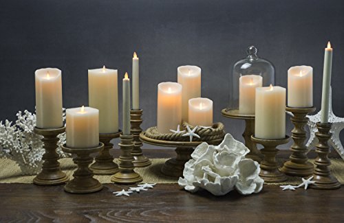 Boston Warehouse Mystique Flameless Candle Ivory 8" Taper