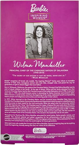 Barbie Inspiring Women Wilma Mankiller Doll Multicolor