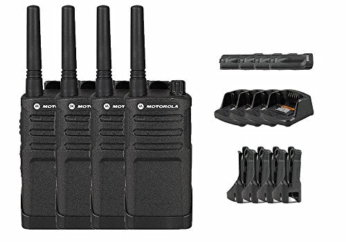 Motorola Professional RMU2040 4 Pack Business Two-Way Radio Black