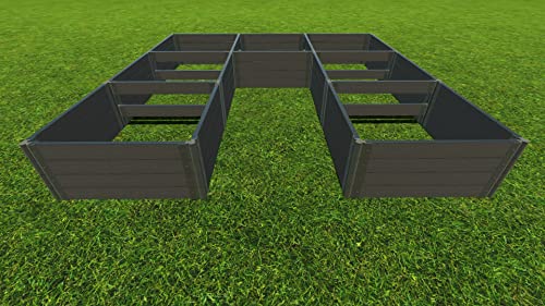 Frame It All Weathered 2" Tool Free Jumbo U-Shaped Walk-in 4 LVL Weathered Wood 2