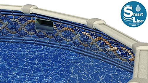 Smartline Mystri Gold 28-Foot Round Pool Liner UniBead 52-Inch 25 Gauge