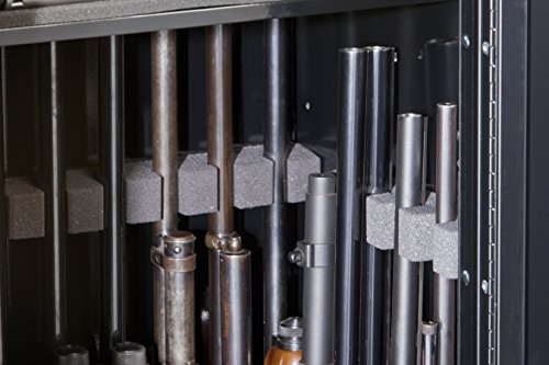Stack-On 22-Gun Security Cabinet with Foam Barrel Rests Black