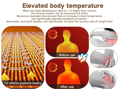 HAOYAYA Indoor Far Infrared Sauna Canadian Hemlock Single Person Spa with Oxygen Bar, 7 Color Therapy, 1420W Low-EMF