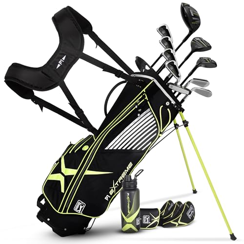 PGA TOUR P1 Extreme 16-Piece Junior Golf Club Set Green/Black