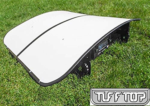 TUFF TOP XLR-52 Canopy for Tractors and Mowers, High-Density Thermoplastic, Sun & UV Protection, 48" x 52", Orange