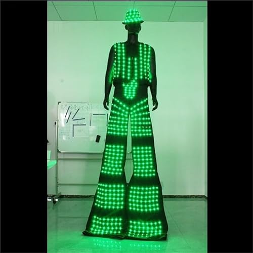 Earthradius Pixels LED Robot Suit Costume Multicolor X-Large