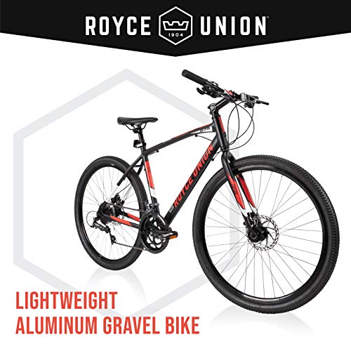 ROYCE UNION RMG 27.5" Gravel Bike 19" Frame Aluminum Shimano 16 Speed Disc Brakes Sport Black
