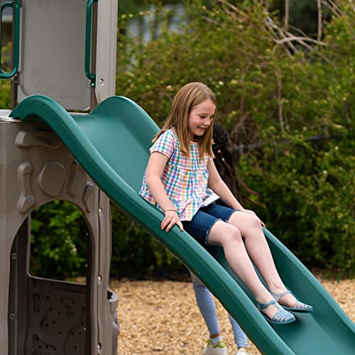 Lifetime Adventure Slide Tower Playset Earthtone