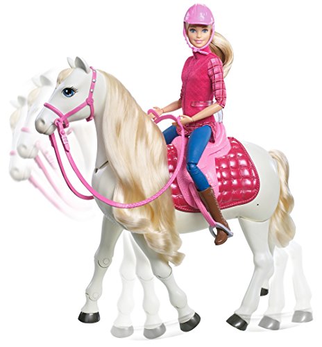Barbie Dream Horse & Doll Blonde White