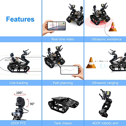 XiaoR Geek Smart WiFi Robot Kit Black