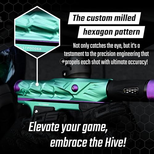 Generic HK Army Empire Mini GS Electronic Paintball Marker Teal/Purple
