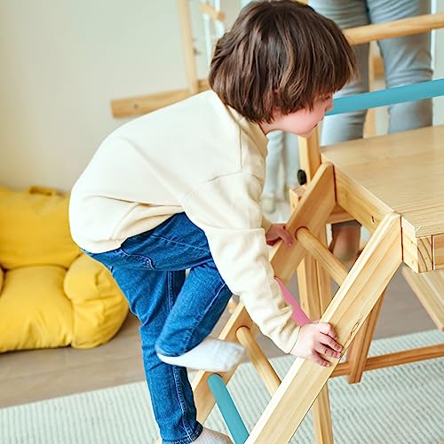 Avenlur Grove 8-in-1 Indoor Jungle Gym Colored Bars