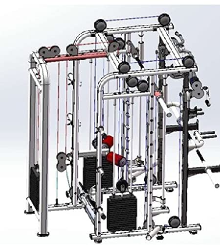 NNI FITNESS NNI2022 Fitness Smith Machine 3 Stack Black