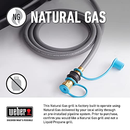 Weber Genesis E-325S Natural Gas Grill Black