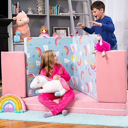 Jaxx Playscape Patterns Playset/Sofa Rainbows/Pink