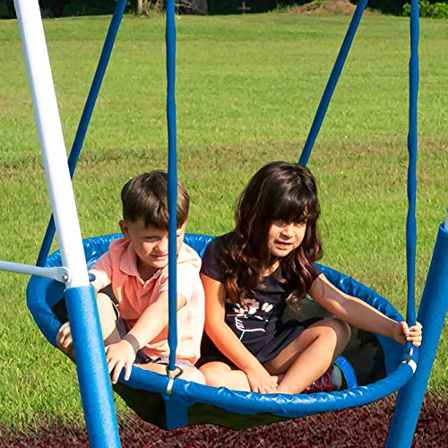 XDP RECREATION All Star Outdoor Kids Swing Set Blue