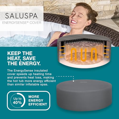 Bestway SaluSpa St Moritz AirJet Inflatable Hot Tub 5-7 Person Outdoor Spa