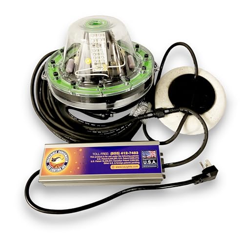 Incredible Underwater LED Lighting Mega-Watt Underwater Dock Light 32000 Lumens Green