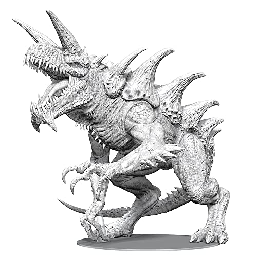 Dungeons & Dragons Nolzur's Marvelous Miniatures Gargantuan Tarrasque Unpainted Figure Gray