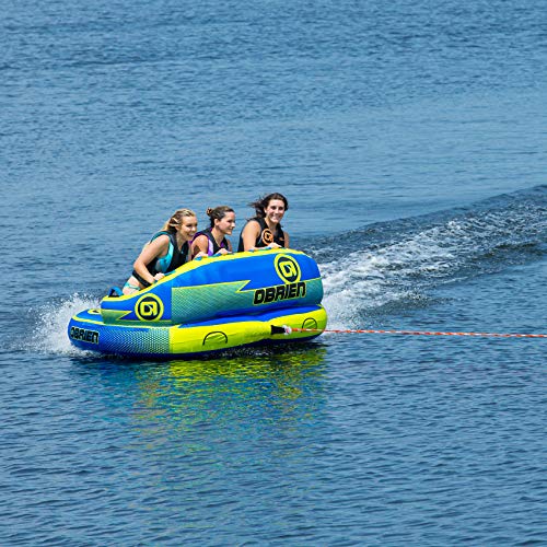 O'Brien Barca 3 Person Inflatable Towable Tube Yellow