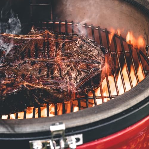 Kamado Joe Classic Joe Series II 18-Inch Ceramic Charcoal Grill and Smoker Red