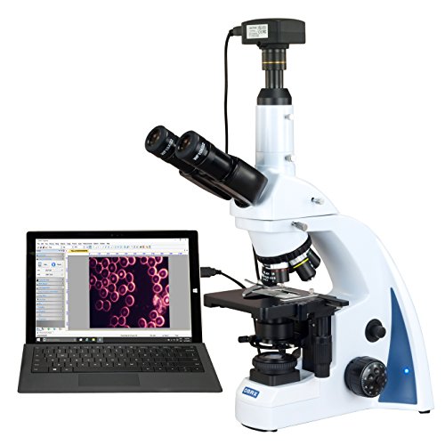 OMAX 40X-3000X 5MP USB3.0 Digital Infinity Plan Darkfield LED Compound Microscope