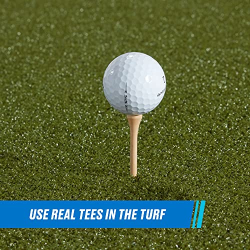 Fiberbuilt Golf Hourglass Hitting Mat Premium Green
