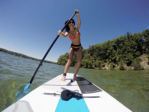 Boardworks SHUBU Riptide Inflatable Stand-Up Paddle Board (iSUP) Complete Kit Blue/White/Grey