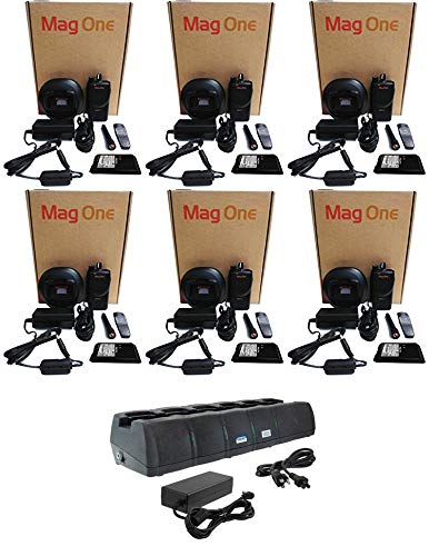 SR-Moto BPR40-U16 UHF 4W 16 Channel Radio with Multi Unit Charger 6 Pack