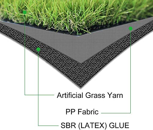 ALTRUISTIC Artificial Grass Turf Pet Grass Rug 13FT x 32FT Green