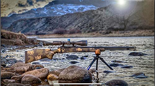 Huskemaw Optics 5-20x50mm Blue Diamond Rifle Scope with Huntsmart Reticle Matte Black